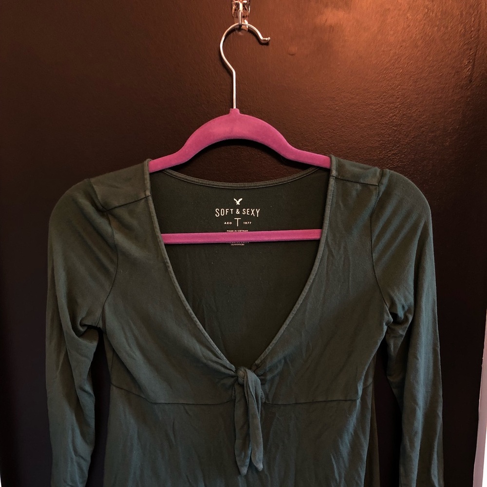 Tie front top